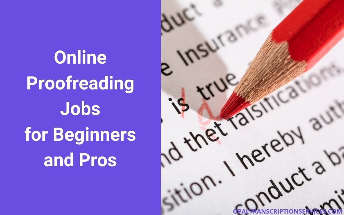are online proofreading jobs legit